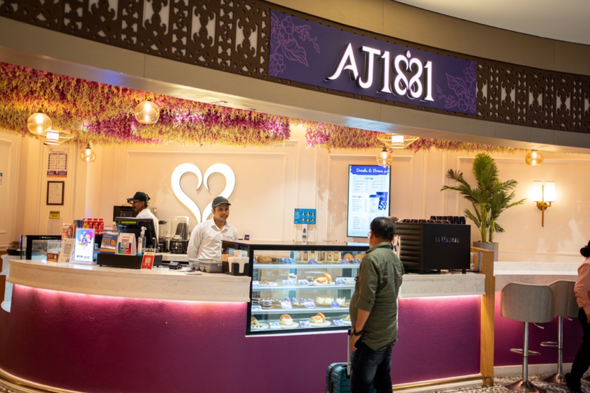 AJ1881 café counter build