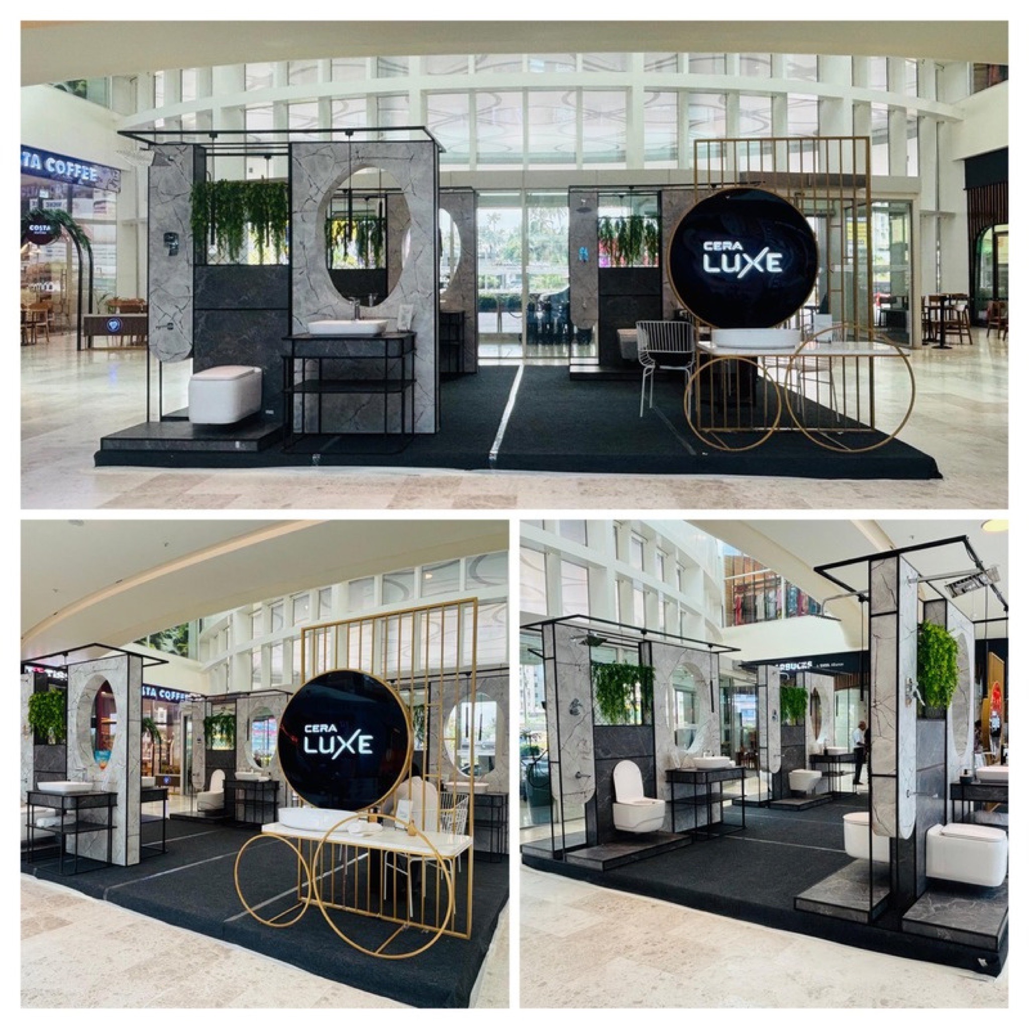 Cera Luxe mall display installation